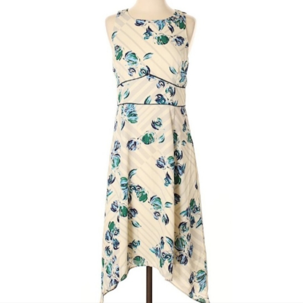 Banana Republic Asymmetrical Floral Dress